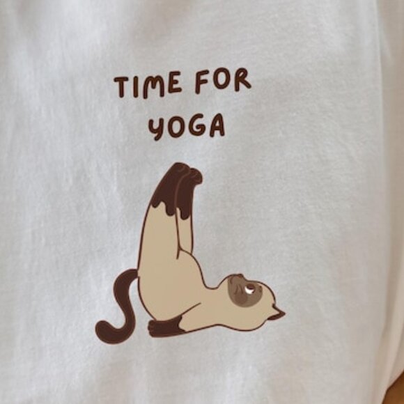 Yoga Cat Shirt, Cat Yoga Shirt, Funny Cat Shirt, Cute Cat Shirt - Picture 2 of 3